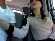 韓國女孩在車上各種刺激車震性交